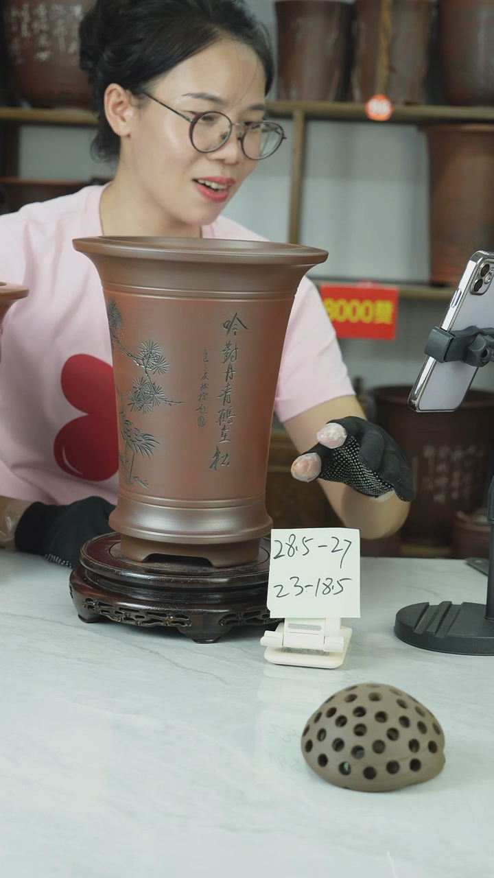 束腰壹**年全手工制作高温烧