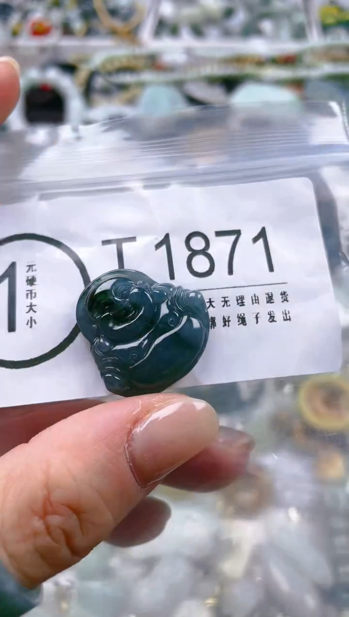 【闪购商品】翡翠颈饰未镶嵌/T/翡翠A货一图一物