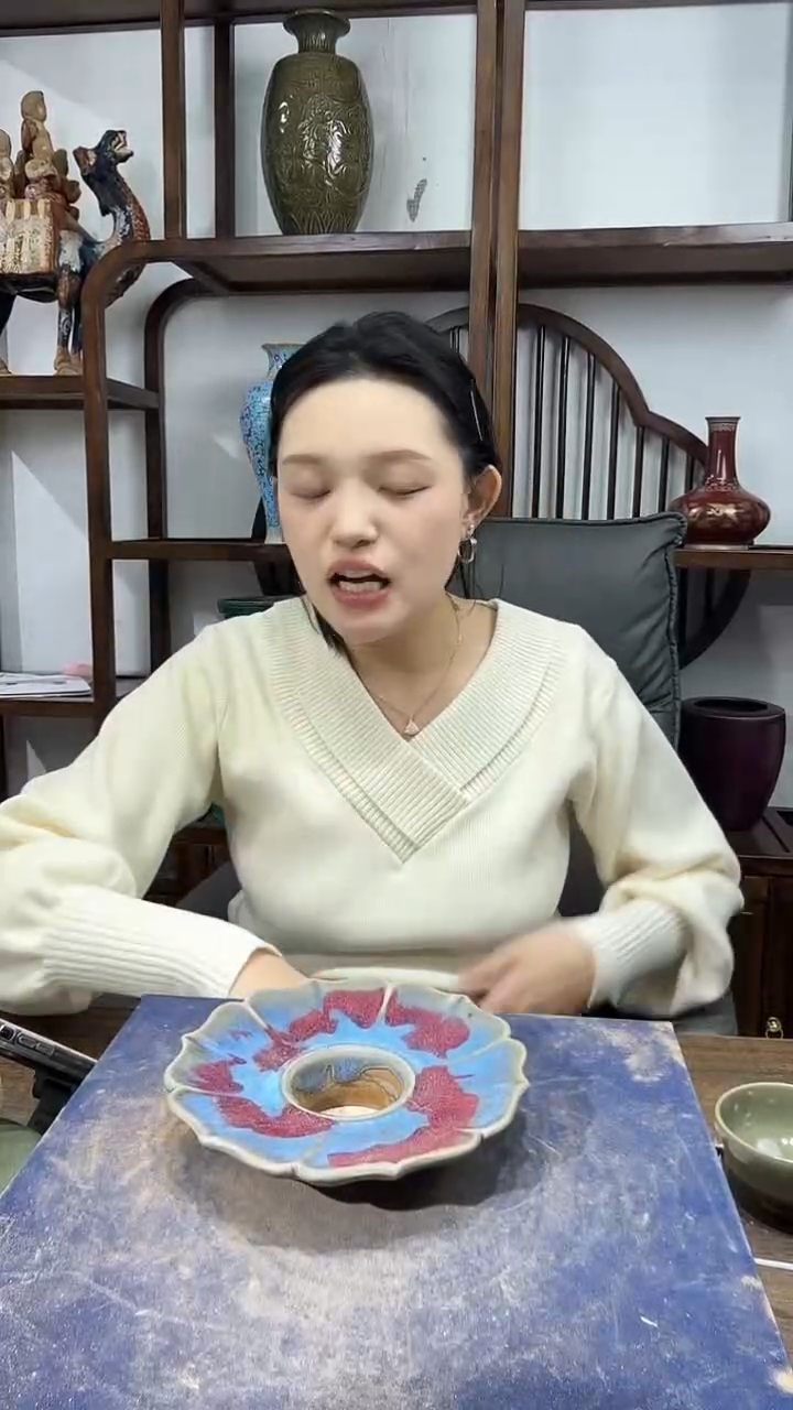 瓷片顺心瓷语 仿古复刻