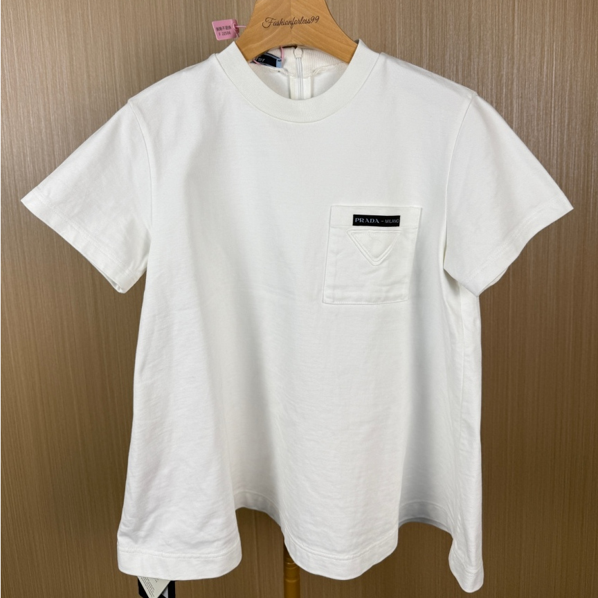 99新 Prada/普拉达 A摆短袖T恤 40 16271740