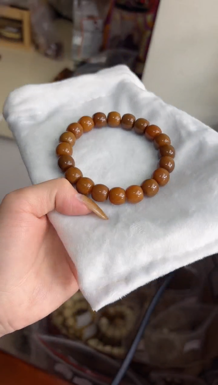 手串菩提根/象牙果沐n01二舅干磨酒桶11*12mm手串