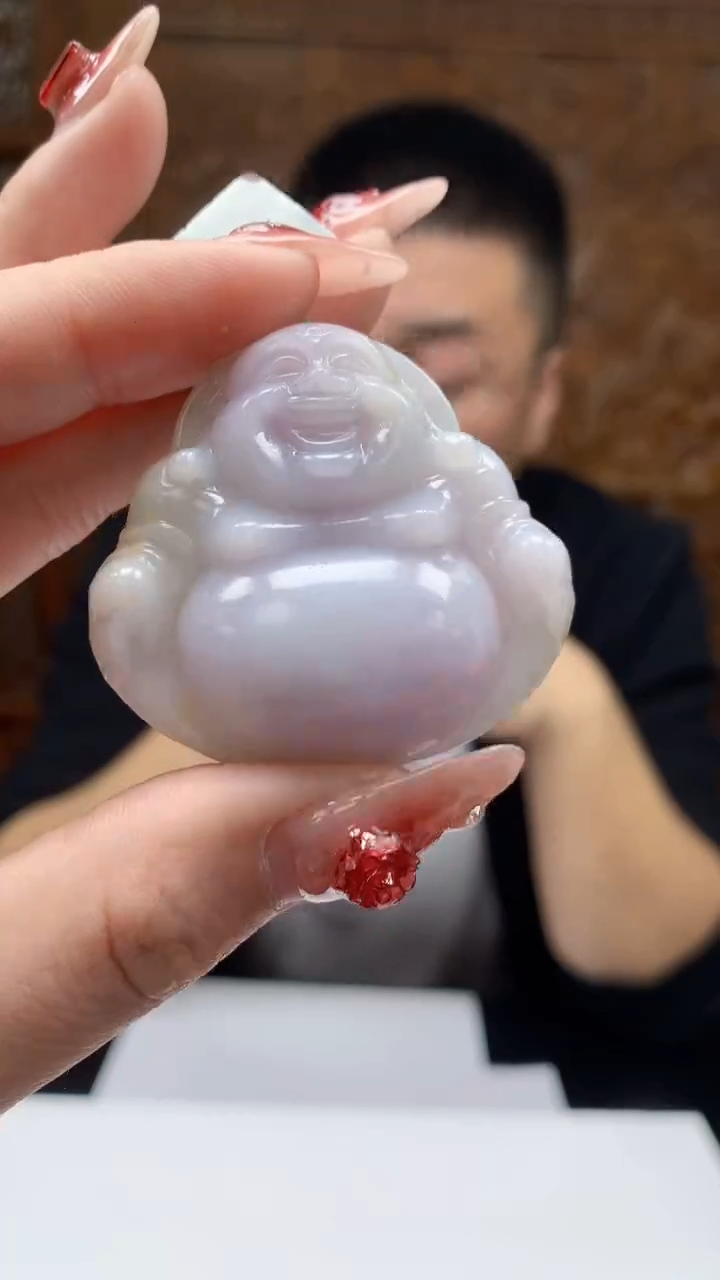 【闪购商品】定制翡翠未镶嵌1072y-毛货挂件56