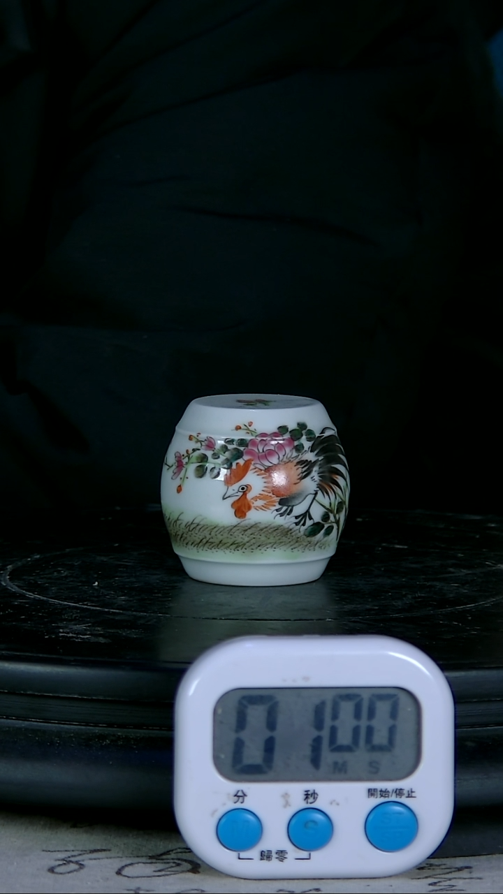 【闪购商品】摆件粉彩精绘大吉图摆件