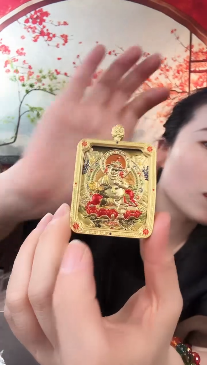 唐卡财爷吊坠00000