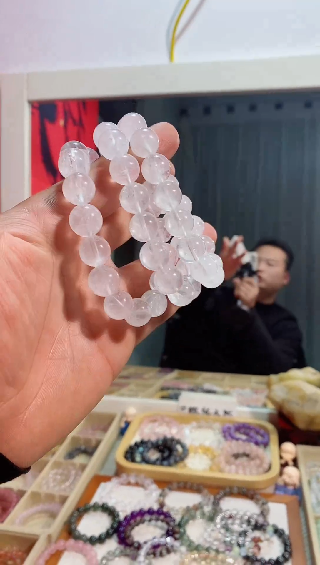 【闪购商品】水晶手链未镶嵌白幽灵13m+ (多样性发其一）