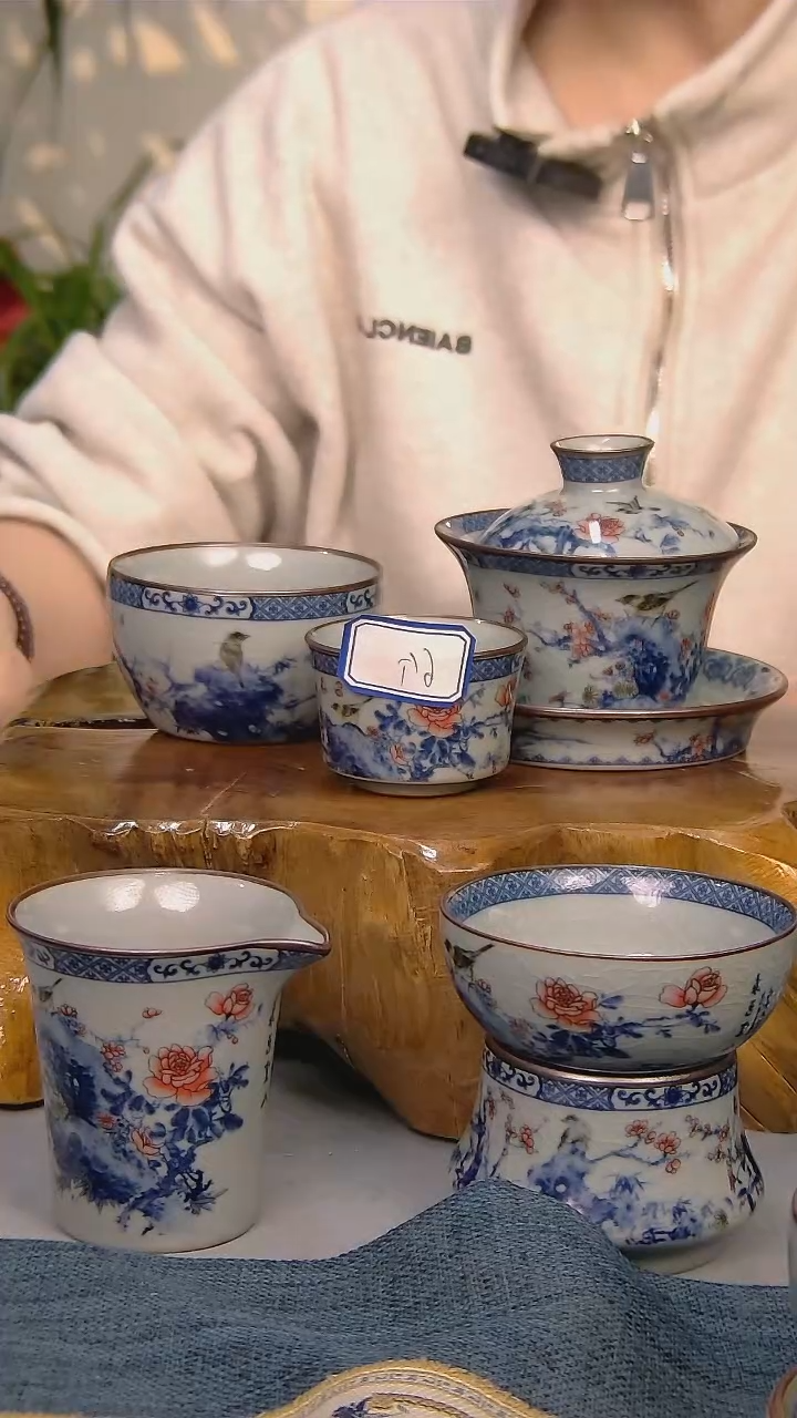 【闪购商品】简装家用款10件套 陶瓷家用茶具系列