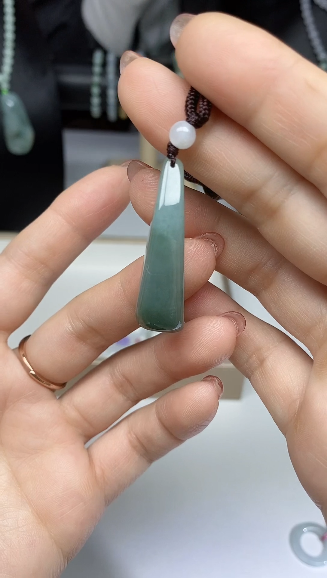 【闪购商品】翡翠颈饰未镶嵌天然缅甸翡翠A货随型挂件
