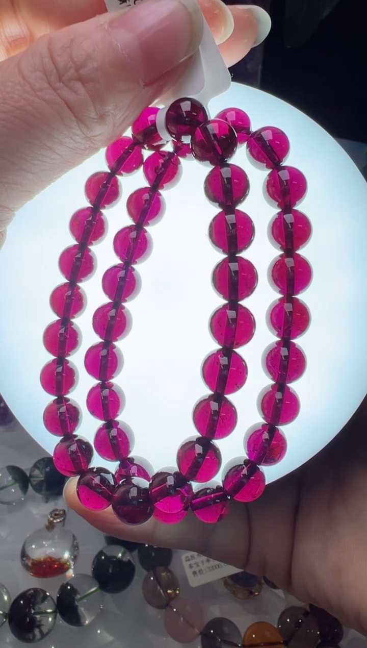 【闪购商品】石榴石手串未镶嵌紫牙乌手串  多样发一 X27074