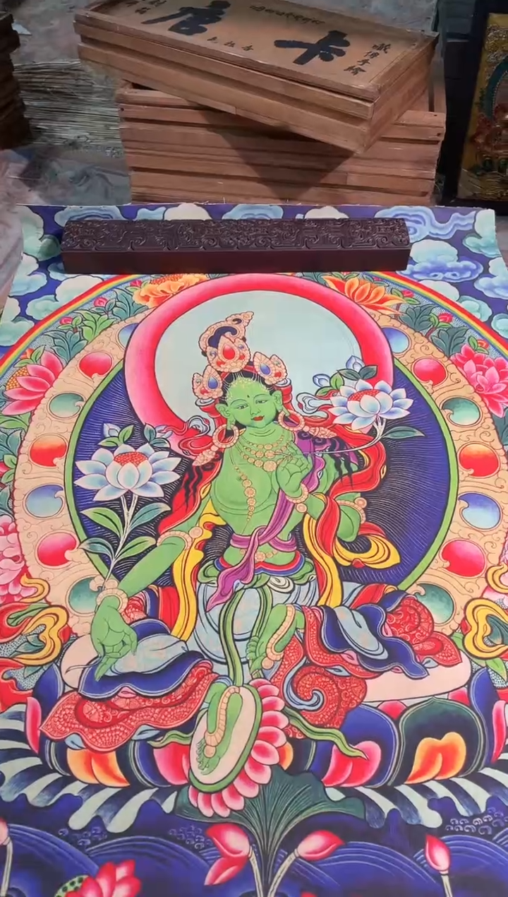 卷轴画天天的唐卡tk160
