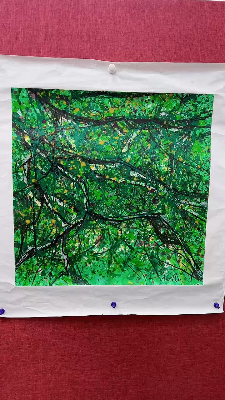 【闪购商品】绘画赵燮绘画4平尺金袍藤萝