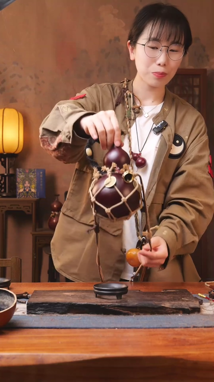 【闪购商品】358号精品大漆葫芦防腐防渗装水茶酒