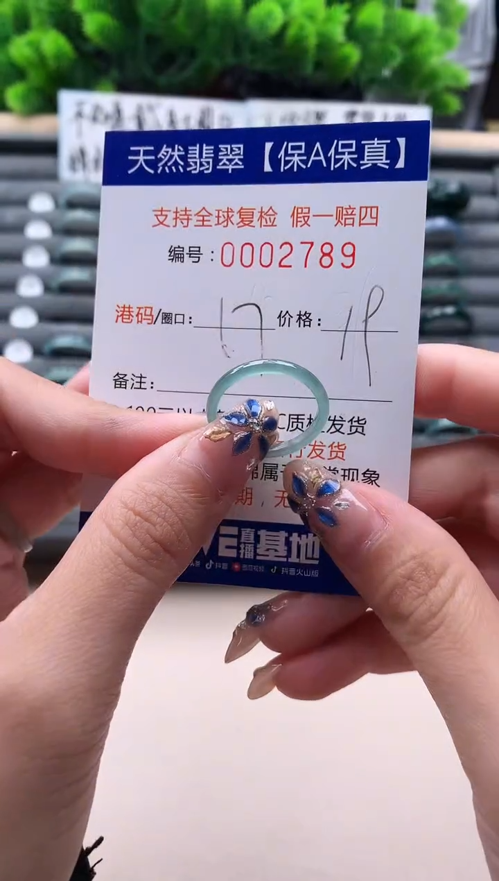 未镶嵌戒指翡翠2789