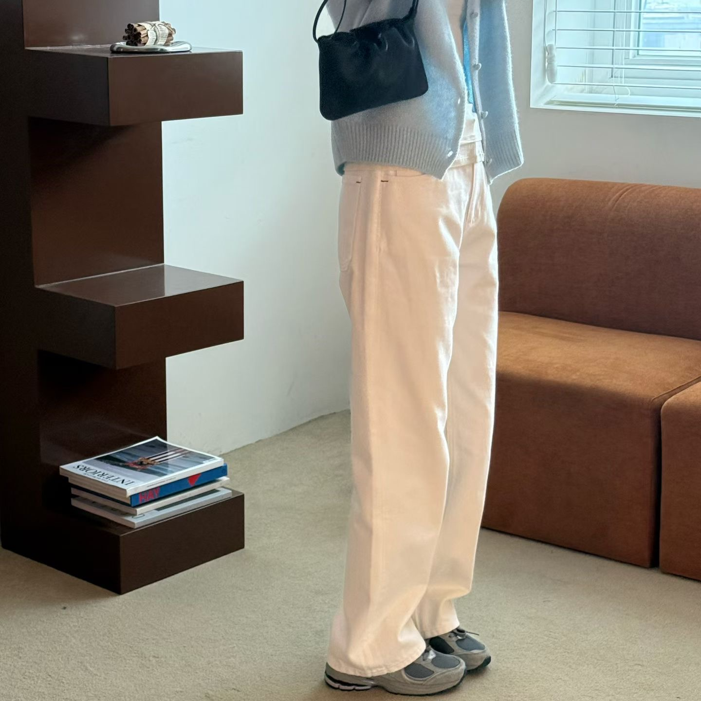 【小晴】东大门BREAD家秋冬款宽松直筒百搭裤 NO退换!!!