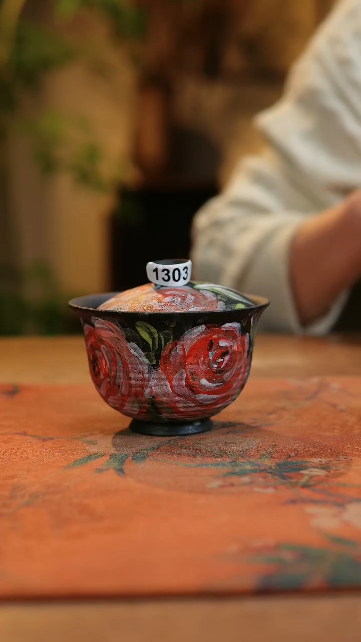 【闪购商品】瓷片1303景德镇手工手绘釉下彩高温瓷