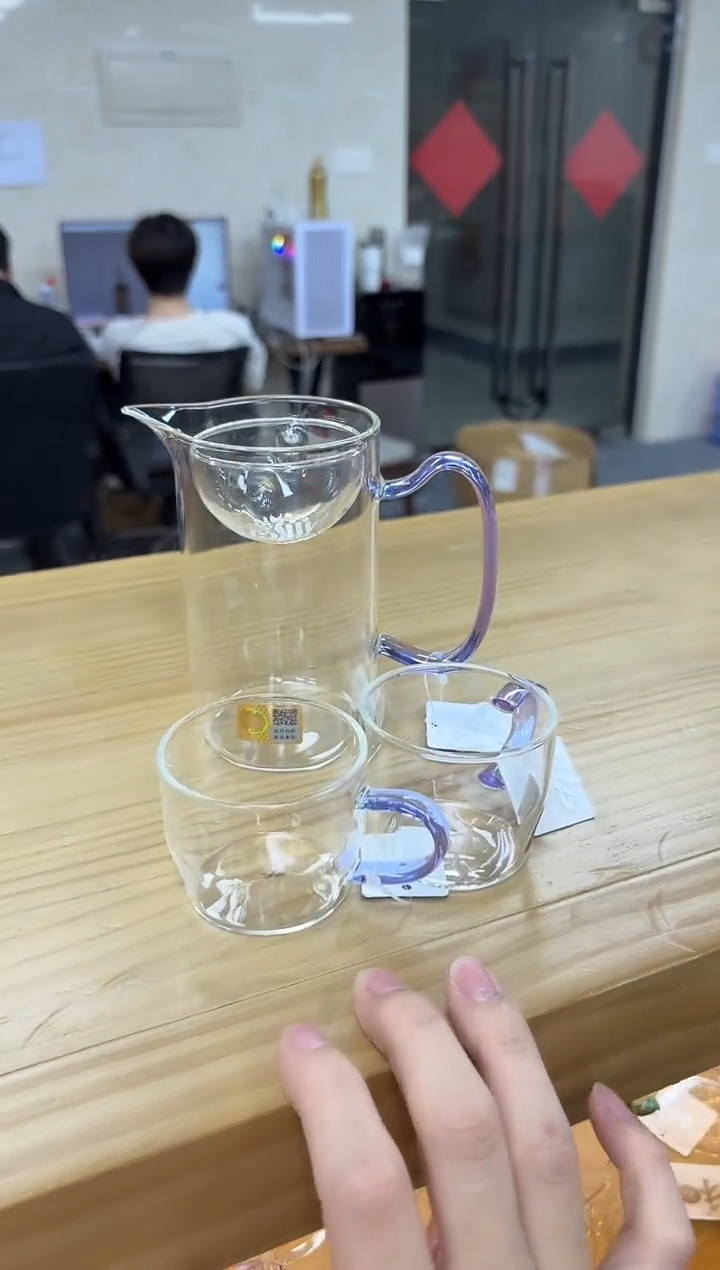 禾器沁润茶海浅紫色+禾器清尚杯一个装*2