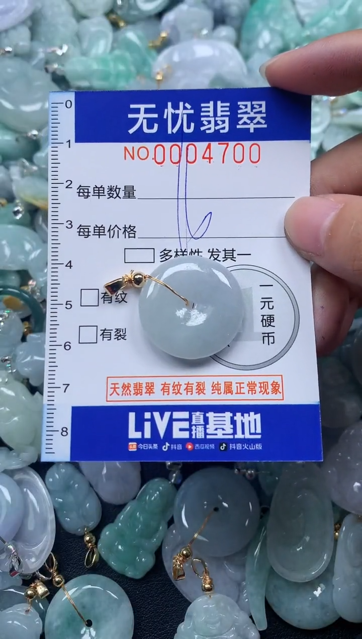 颈饰未镶嵌翡翠4700