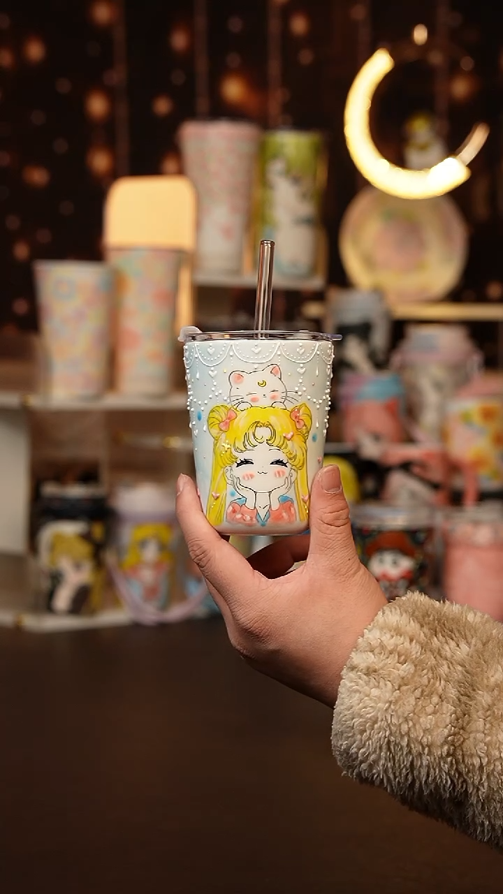 (玉泥）景德镇手工手绘文创陶瓷杯