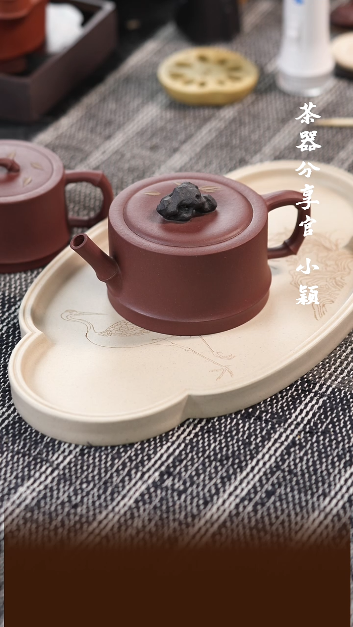 茶杯紫砂大清风 底槽清180cc