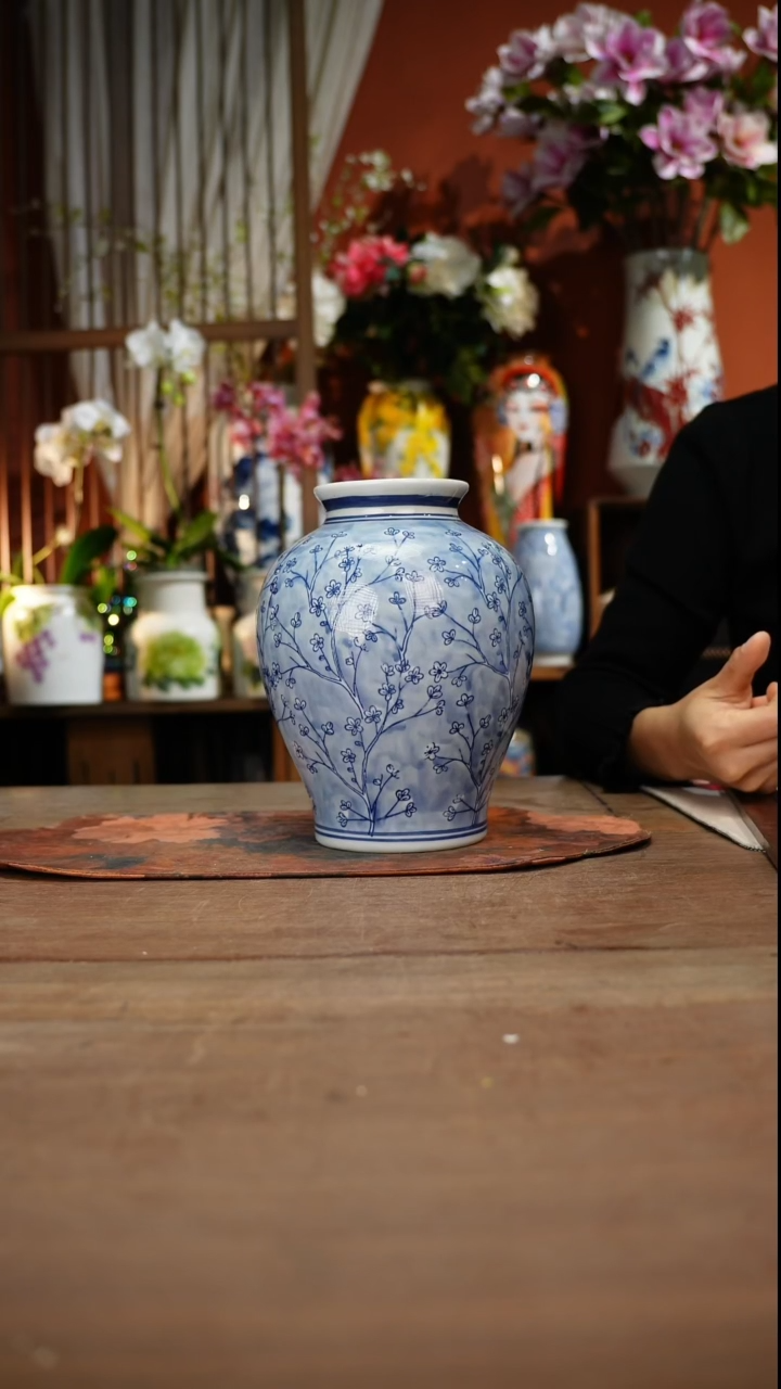当代高温釉下彩手绘陶瓷餐具