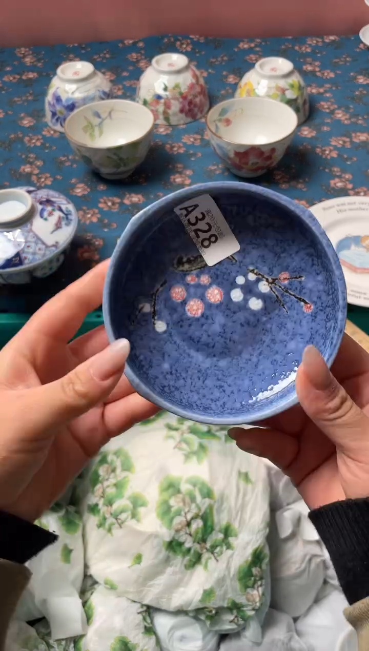 瓷片李*停瓷器瓷器A328
