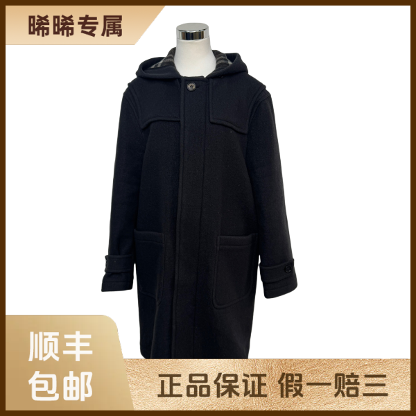 妃鱼/博柏利/羊毛/外套/95新/s零三一四