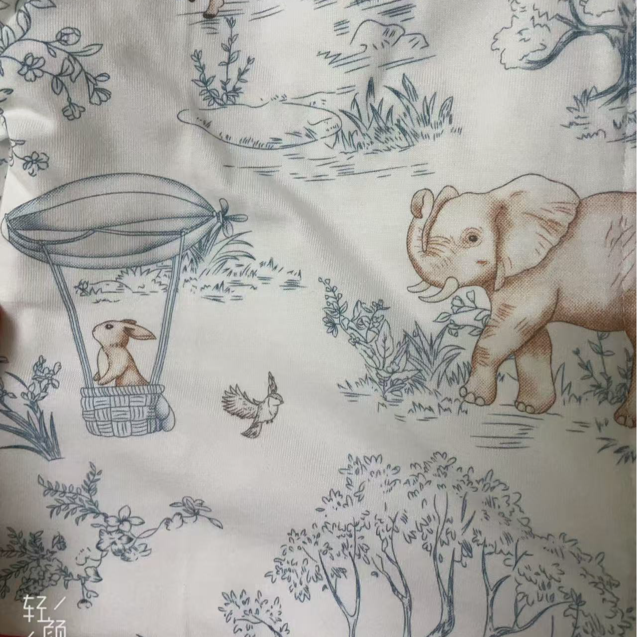 夏季纯棉短袖长裤【D家小象妈妈款】套装-003