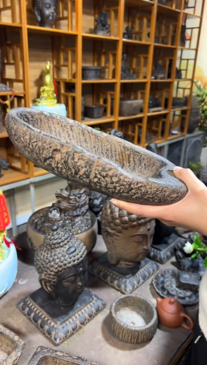 陶土【火山泥】牛槽盆