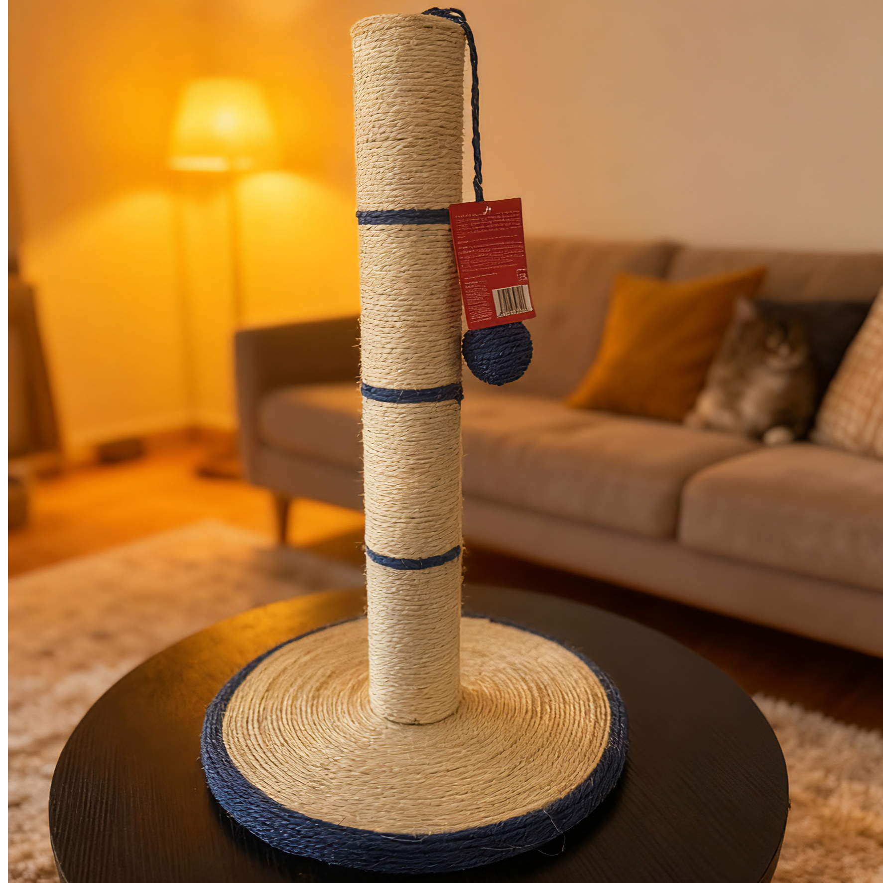 新款耐磨不掉屑加高猫抓柱猫爬架多功能猫咪自嗨玩具