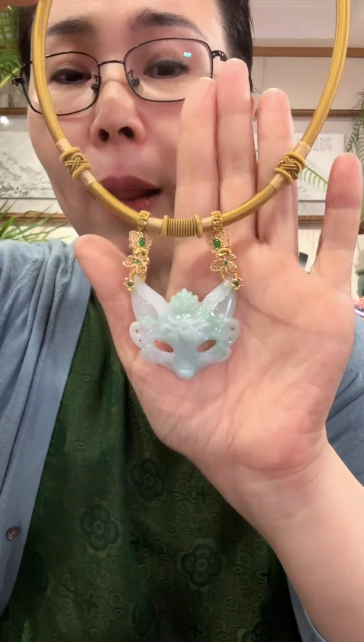 【闪购商品】翡翠颈饰未镶嵌国风