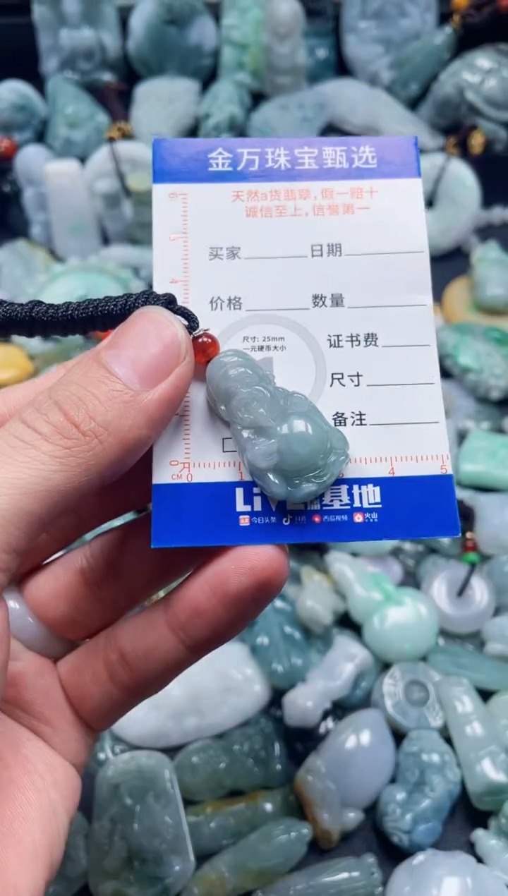 翡翠未镶嵌颈饰天然翡翠a货