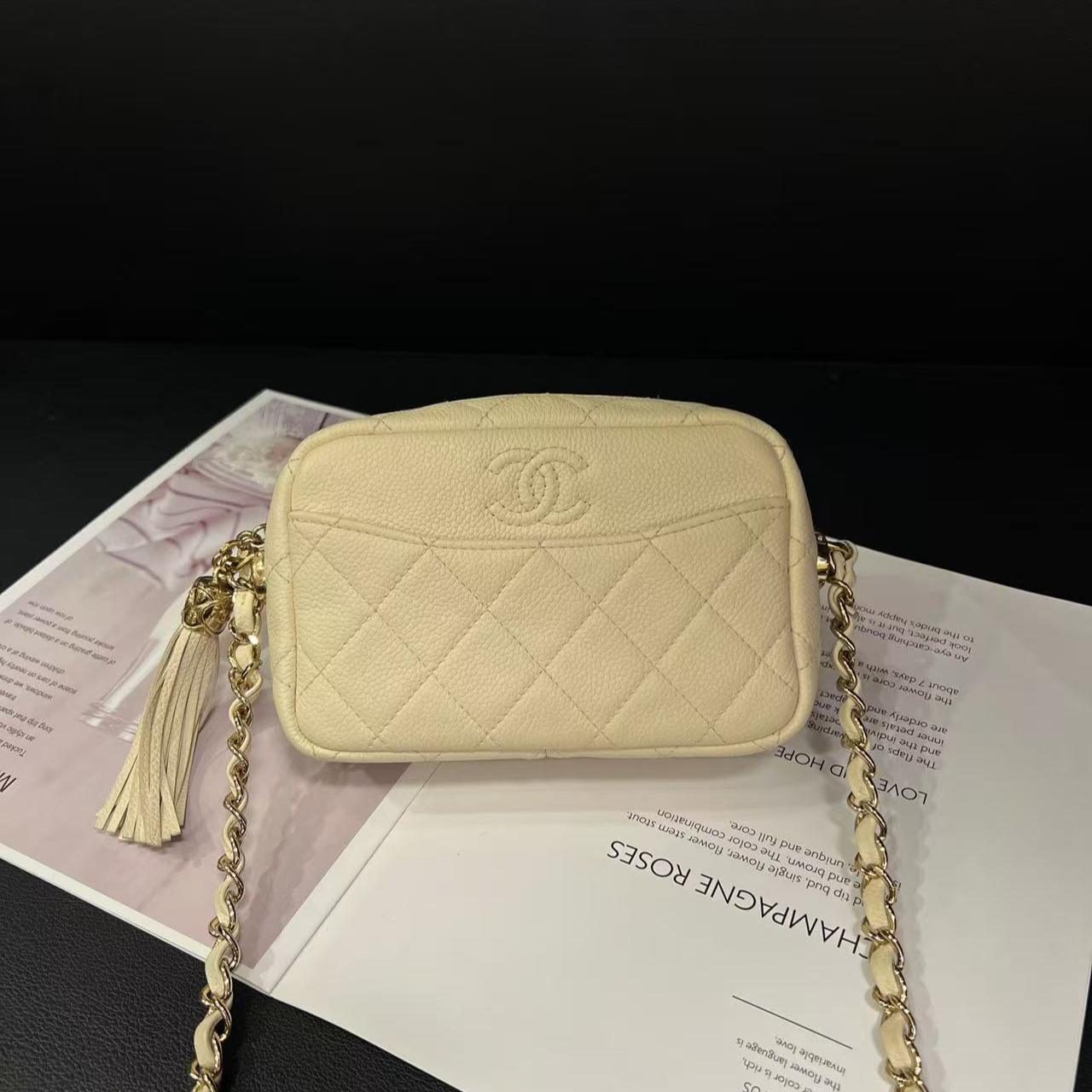 95新 Chanel/香奈儿 专柜2.2白金相机单肩包D131寄卖服务