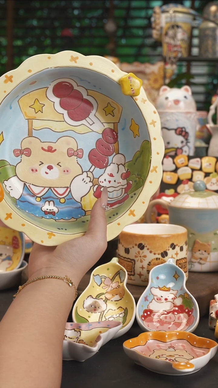 梵***i【原创设计】景德镇手绘陶瓷