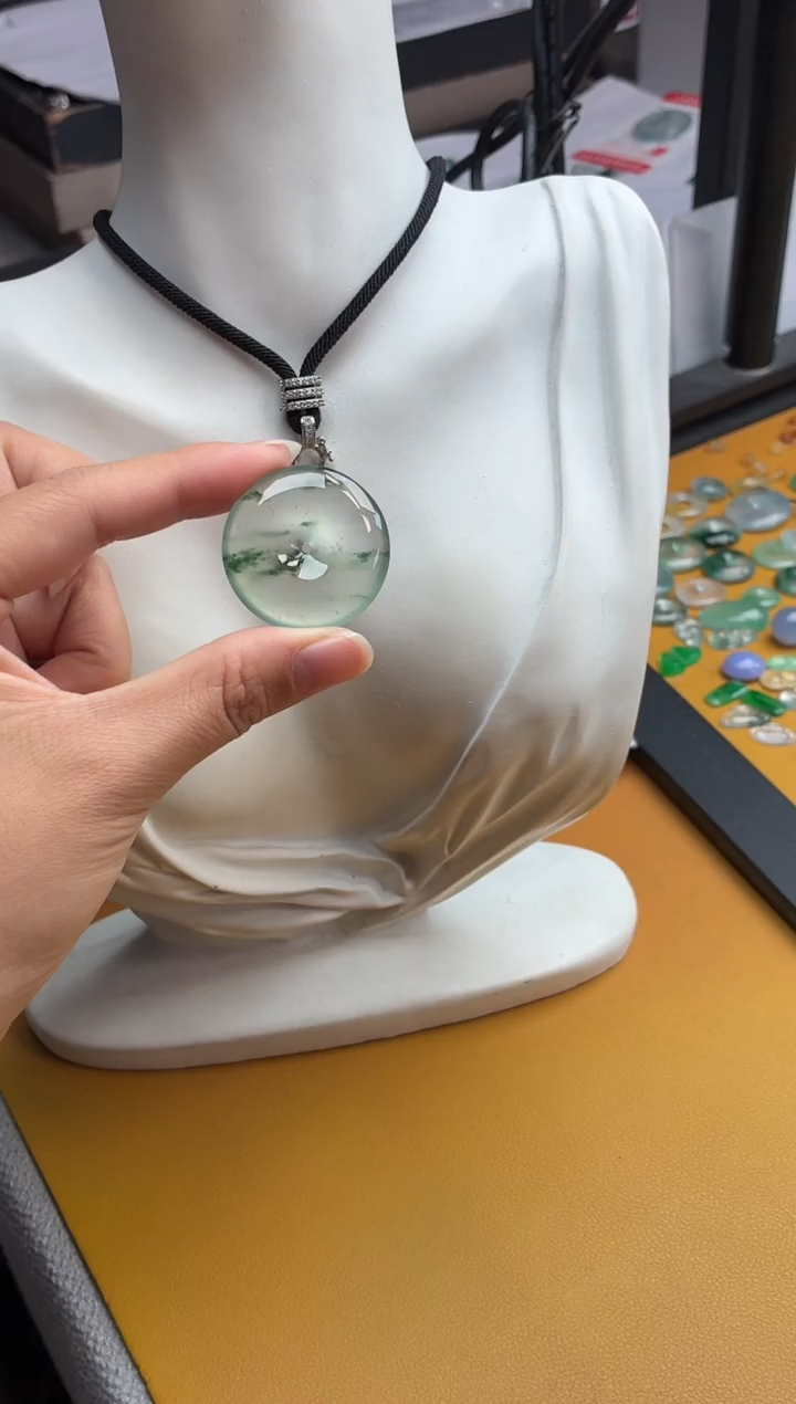 吊坠(不含链)未镶嵌翡翠10 平安扣 31.6 6.1