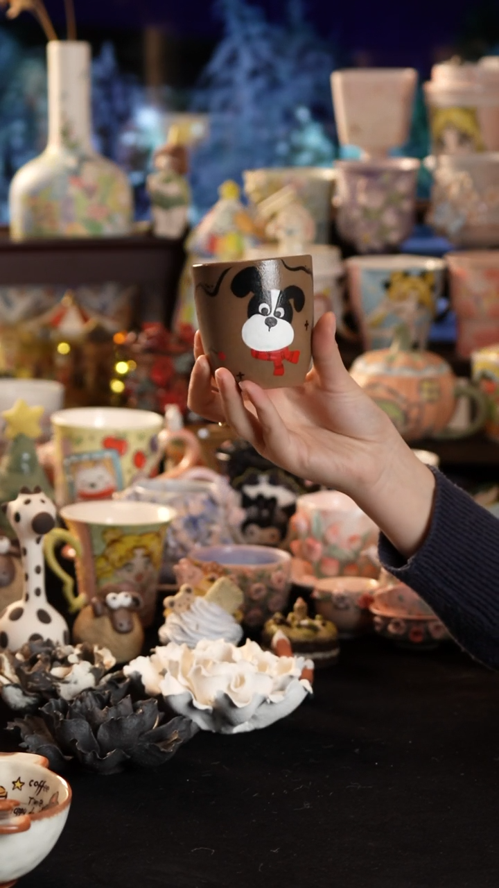 其他陶景德镇釉下彩手绘设计师款陶瓷