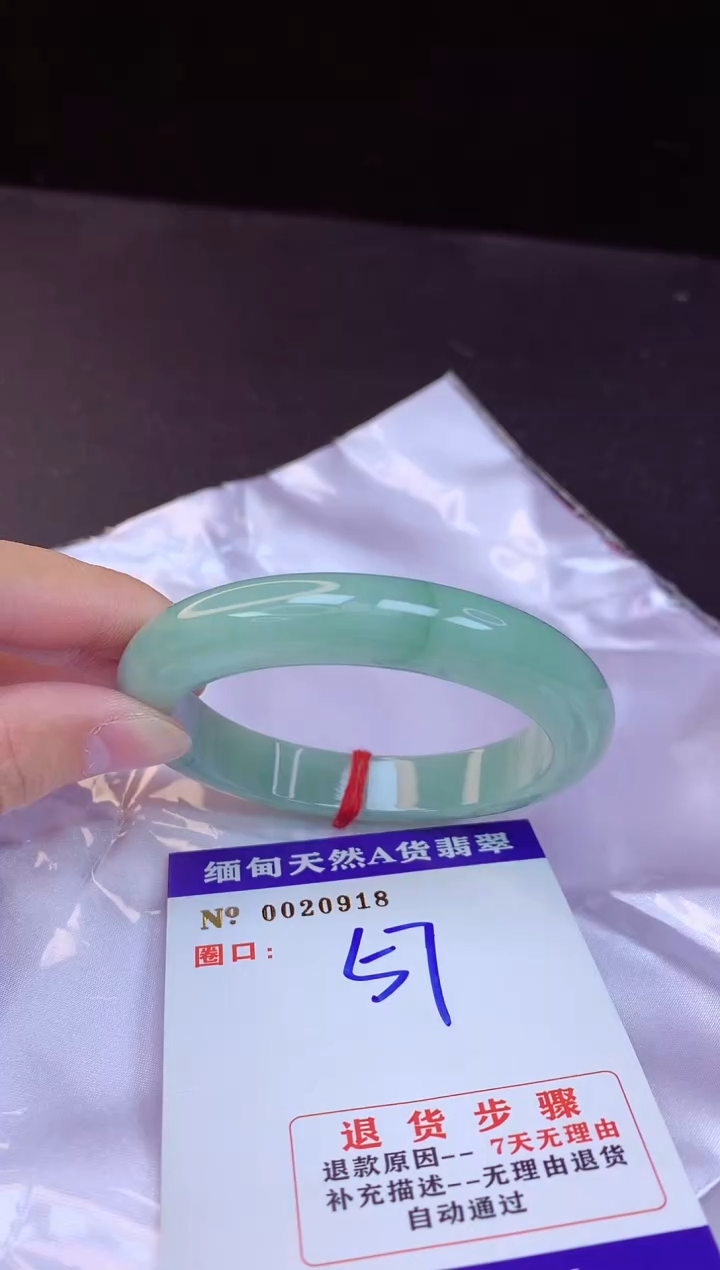 【闪购商品】翡翠手镯未镶嵌57+             