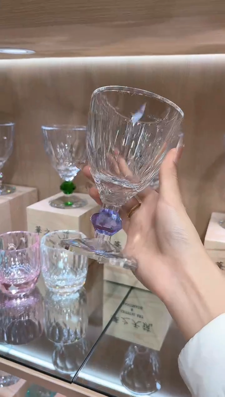 新款红酒杯 紫色单只