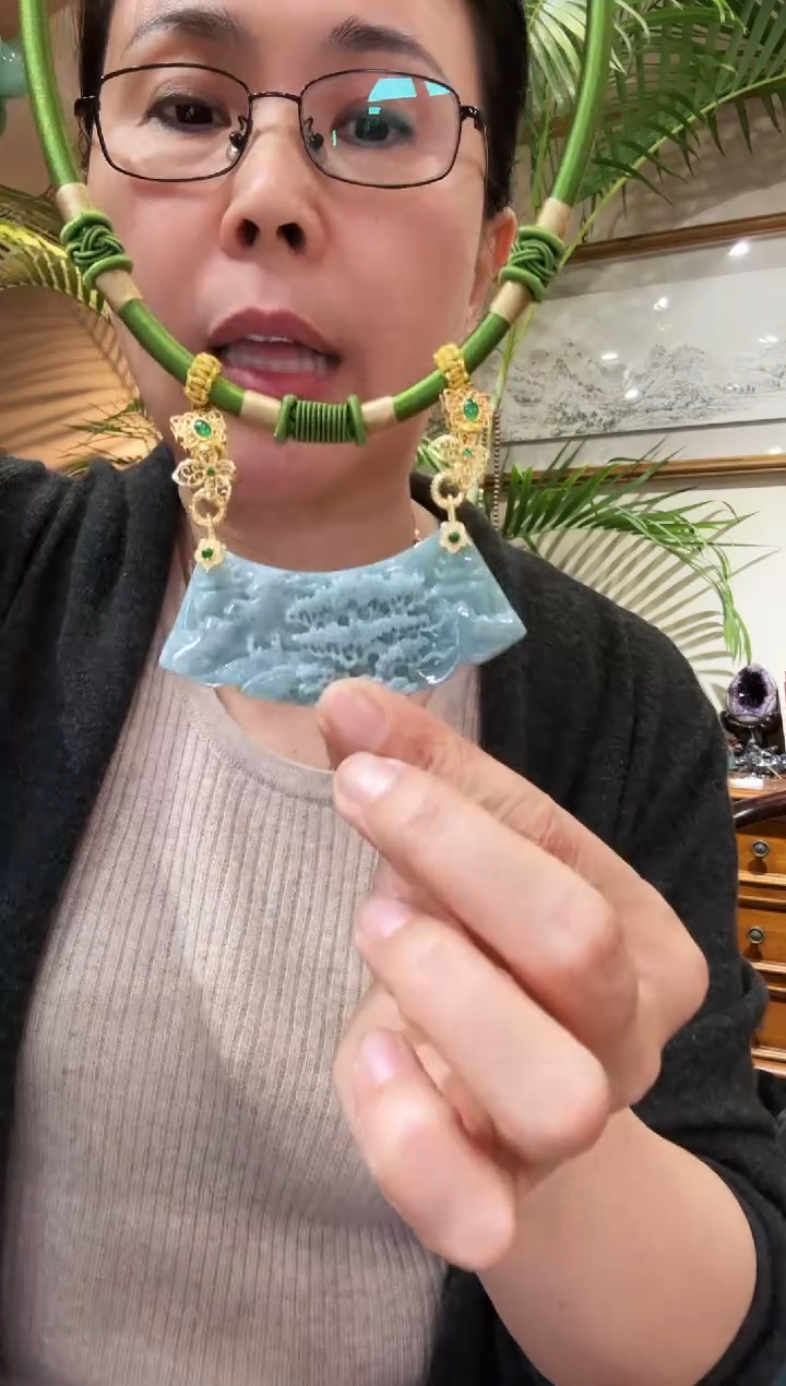 【闪购商品】翡翠颈饰未镶嵌国风