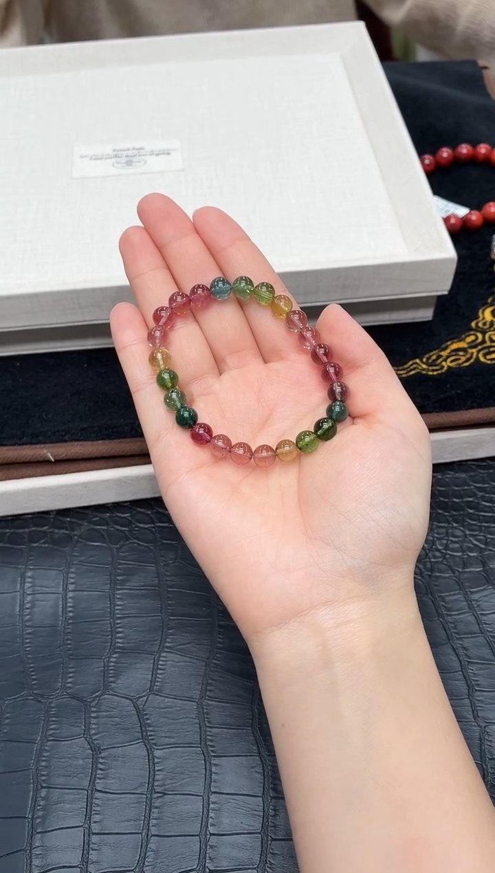 未镶嵌手串碧玺碧玺手串