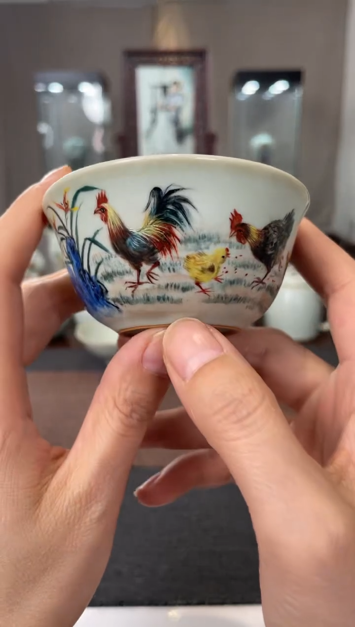 【闪购商品】杯子余秀华老师作品鸡缸杯（鸡）