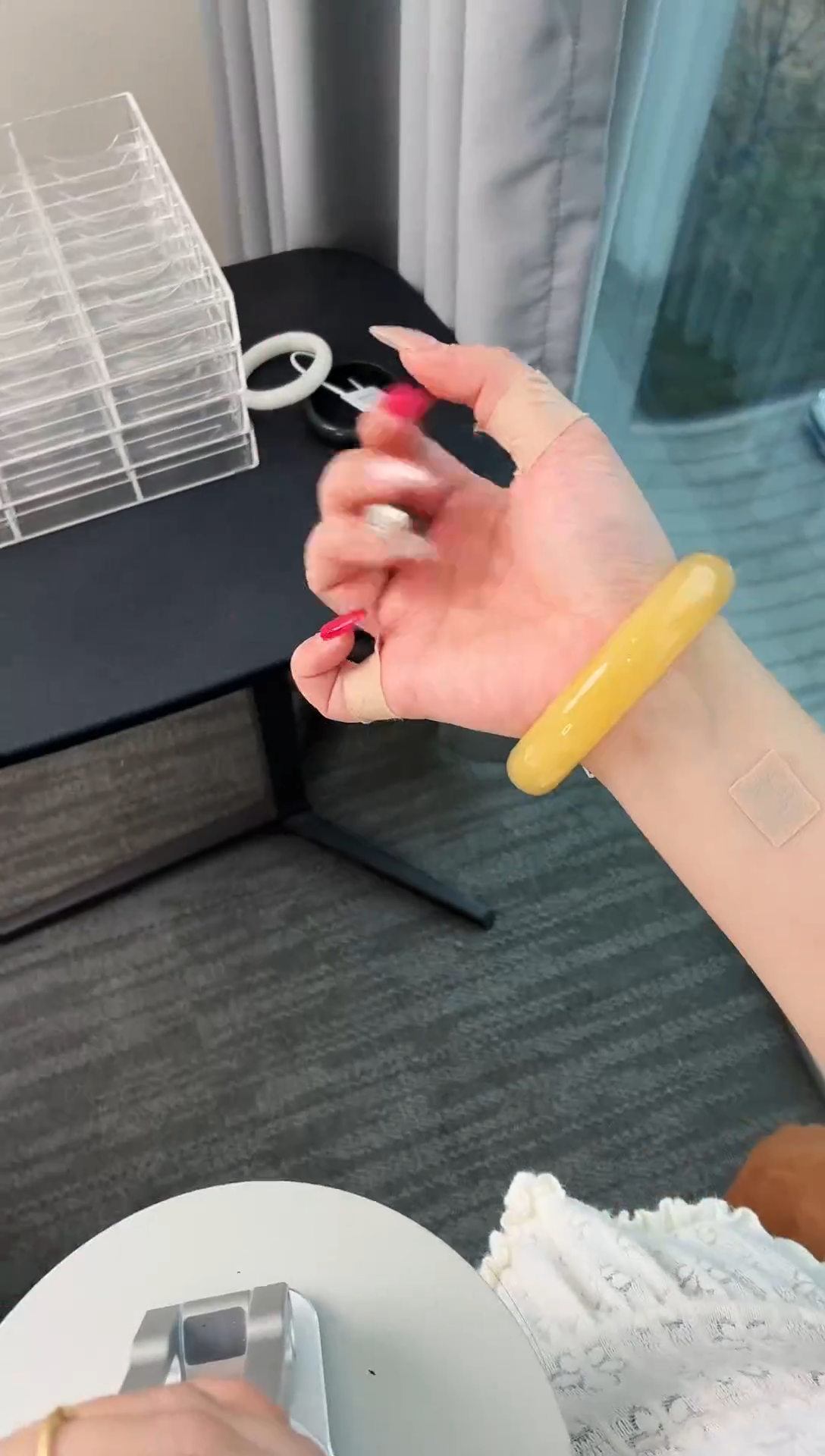 未镶嵌手镯石英质玉56.58