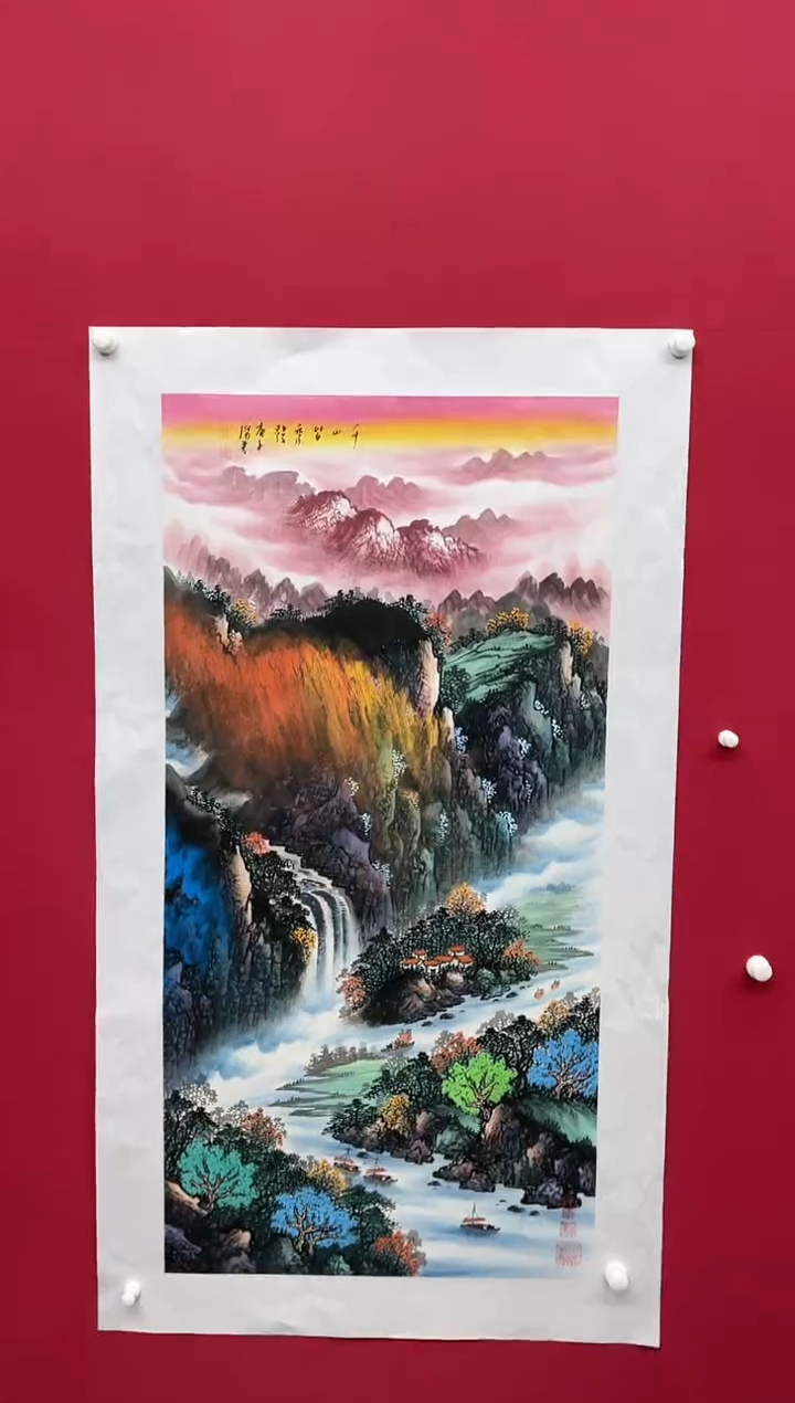 【闪购商品】国画吴-四尺山水/无框/W