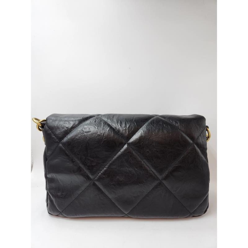 真皮女包大包单肩包黑色10443