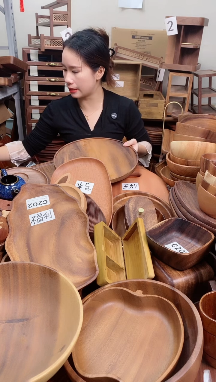 木  南美胡桃木圆板32*2.2cm  