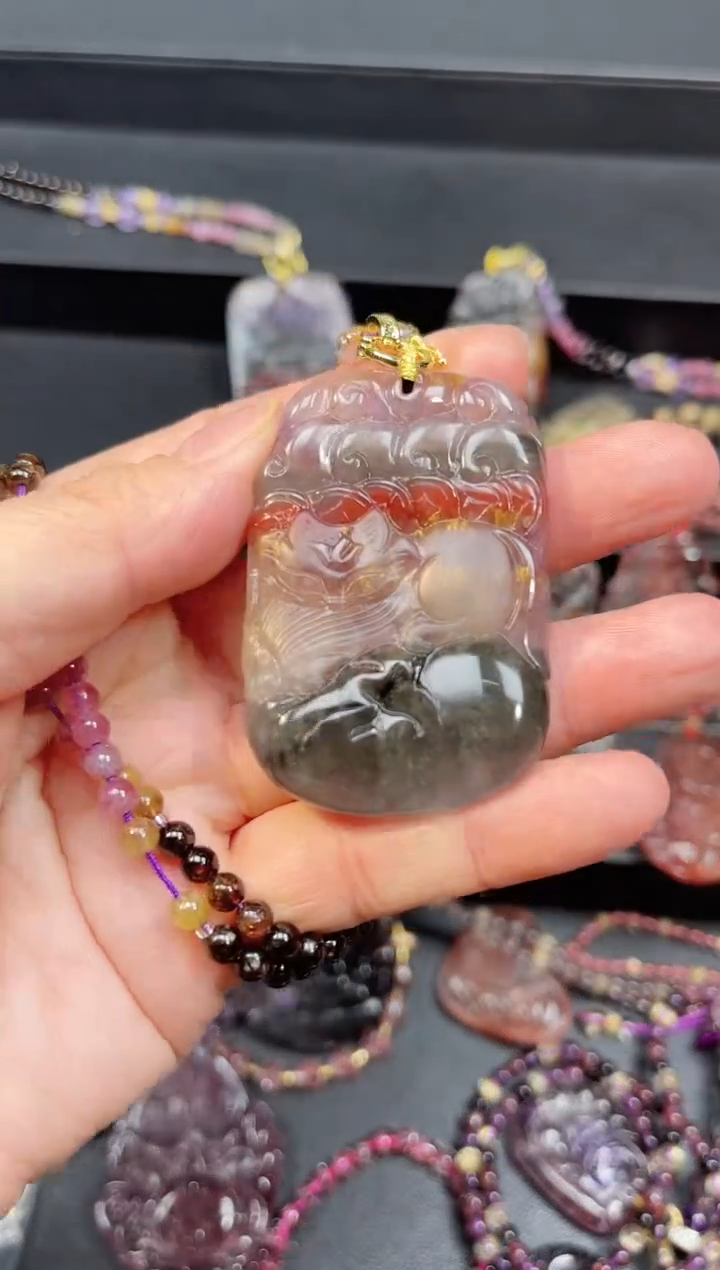 未镶嵌颈饰水晶【百晶灵儿】定制款
