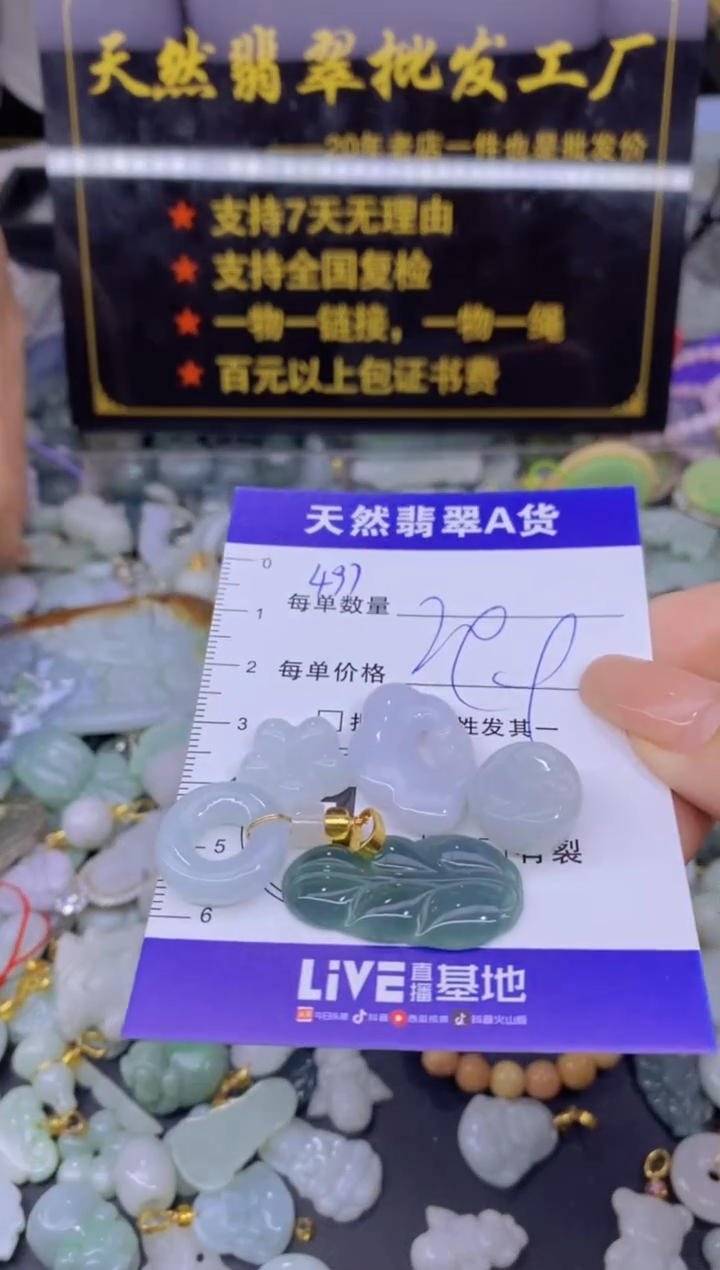 翡翠未镶嵌颈饰天然翡翠A货批量多样性发一件