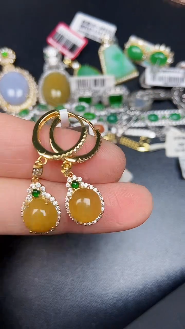 银S925镶嵌戒指翡翠3100