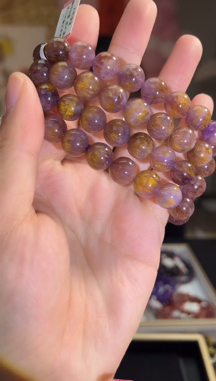 【闪购商品】水晶手链未镶嵌62多样性发其一/紫钛极光10+