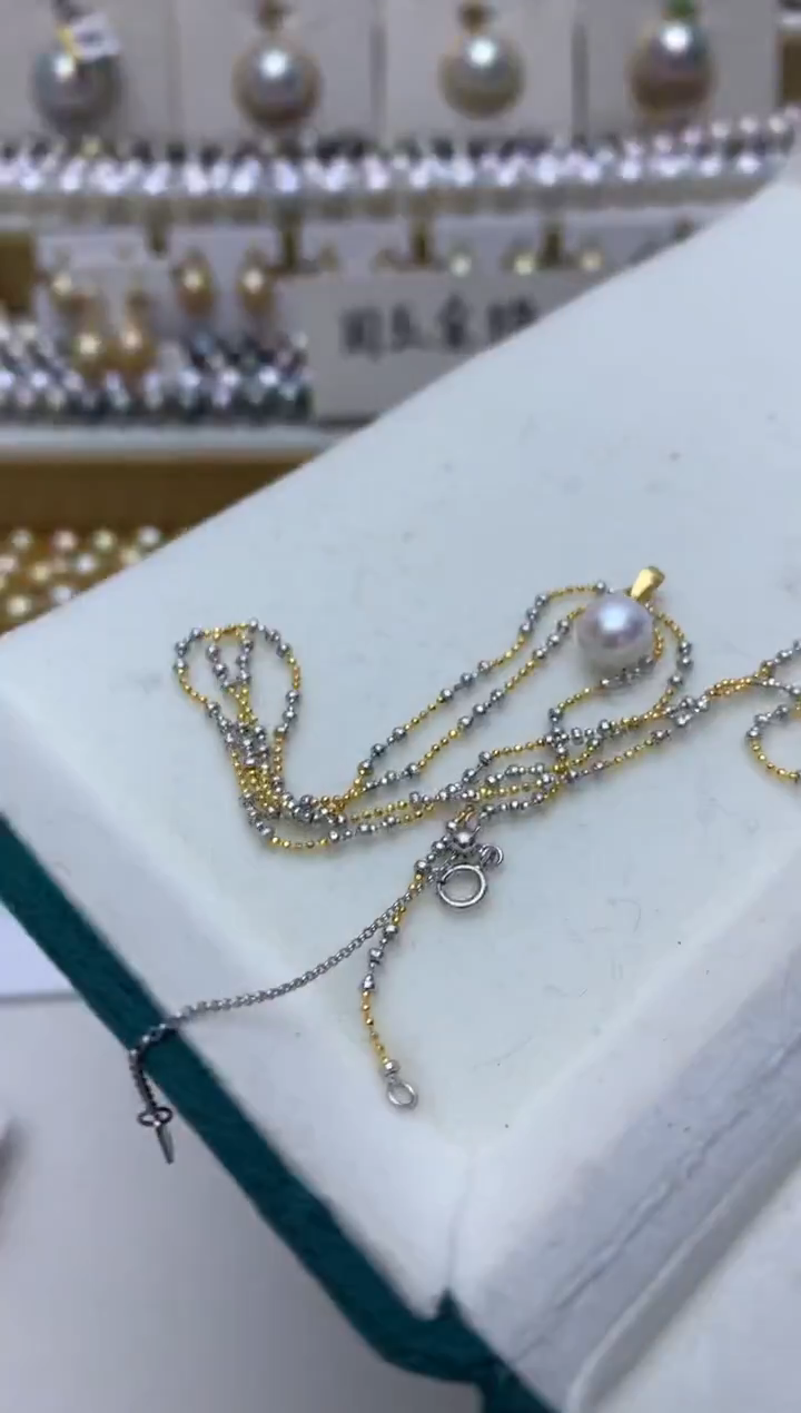 项链未镶嵌淡水珍珠e4 多样性发其一