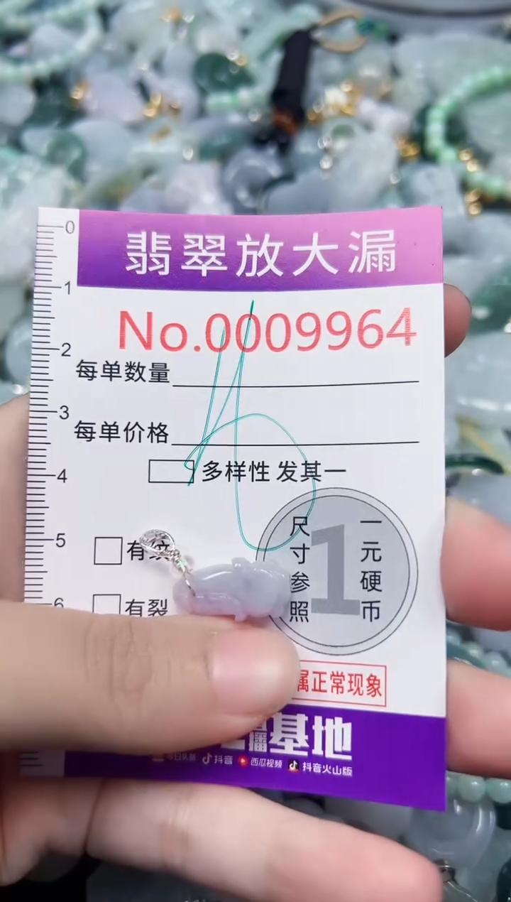 颈饰未镶嵌翡翠9964