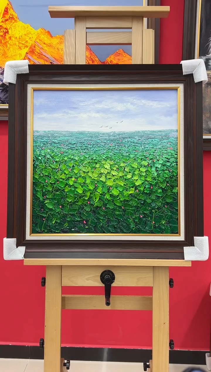 【闪购商品】绘画梁静-60*60-油画作品